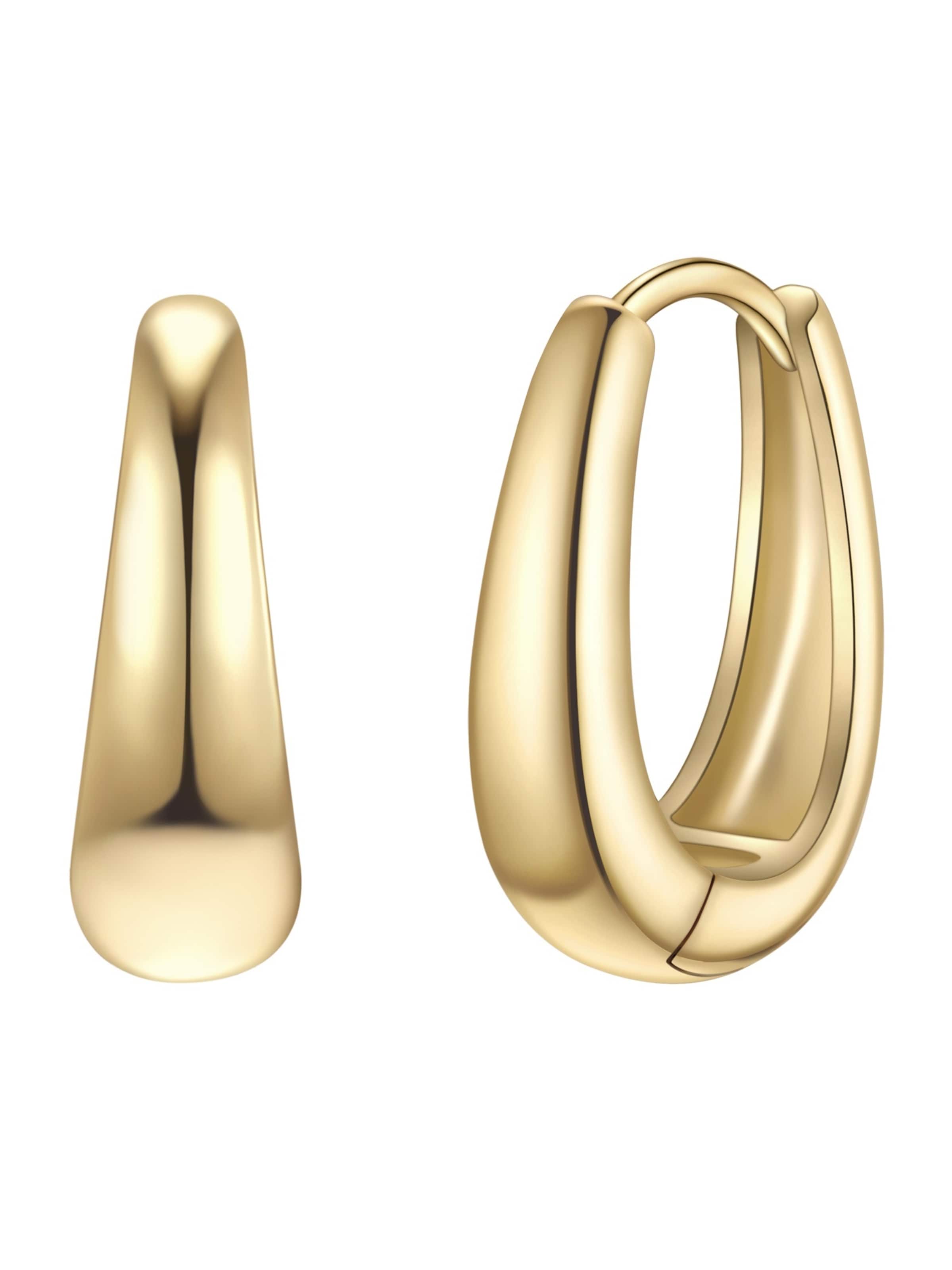 Glanzstücke München Oorbellen in Goud: voorkant