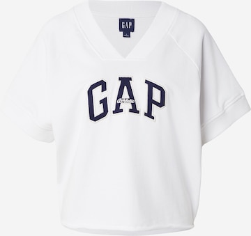 GAP Sweatshirt i hvid: forside