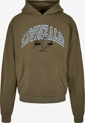 MJ Gonzales Sweatshirt 'International' in Groen: voorkant