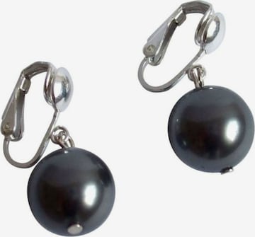 Gemshine Ohrringe in Grau: Vorderseite