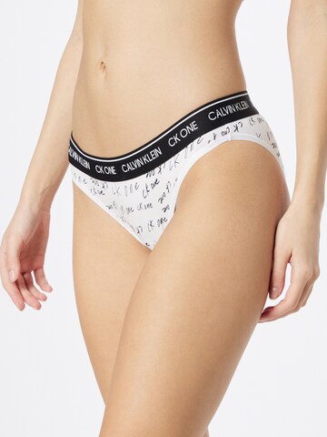 Calvin Klein Underwear Normální Kalhotky – bílá: přední strana