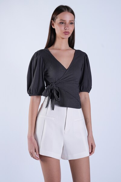 Trend Alaçatı Stili Blouse in S in Grey, Item view
