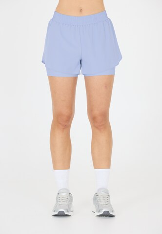 ENDURANCE Regular Laufshorts 'Val' in Blau: Vorderseite