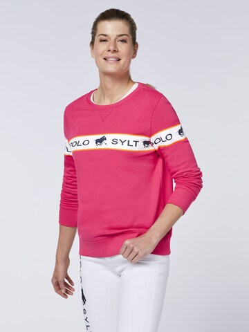 Polo Sylt Sweatshirt in Pink: predná strana