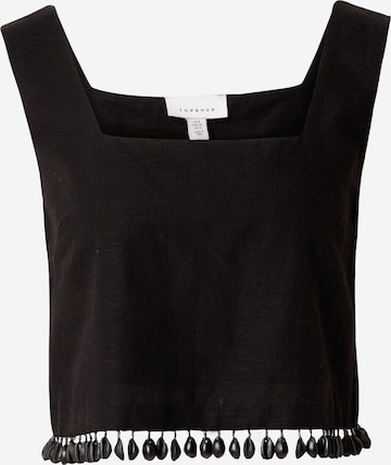 Top de la TOPSHOP pe negru: față