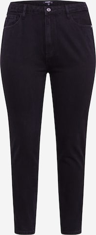 Missguided Plus regular Jeans 'RIOT' i sort: forside