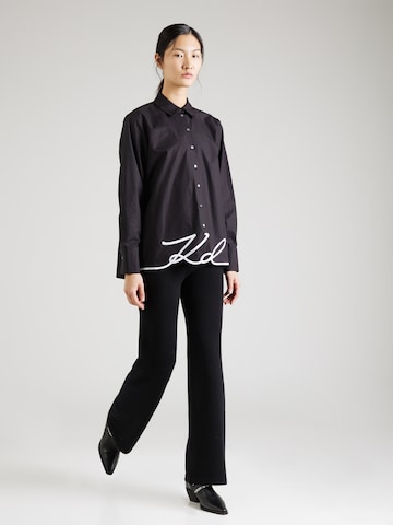 Bluză de la Karl Lagerfeld pe negru