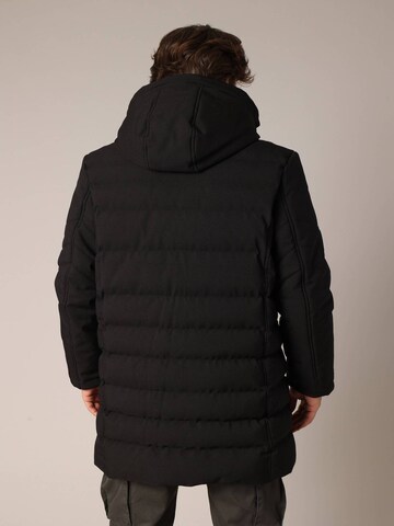 Veste d’hiver 'Chirolong' Deeluxe en noir