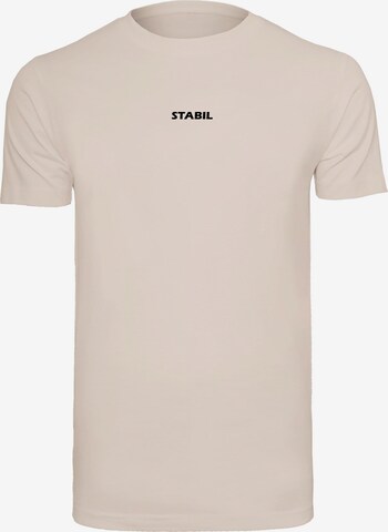 Merchcode Shirt 'Stabil' in Beige: front