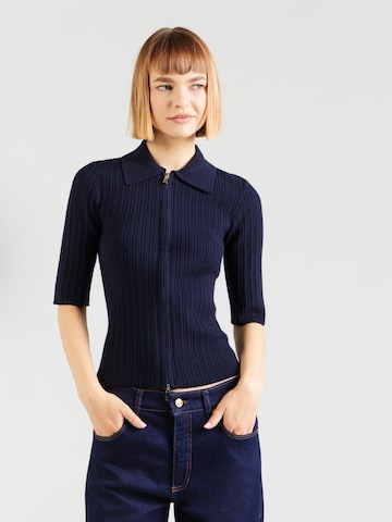 VERO MODA Вязаная кофта 'VMHanna' в Синий: спереди