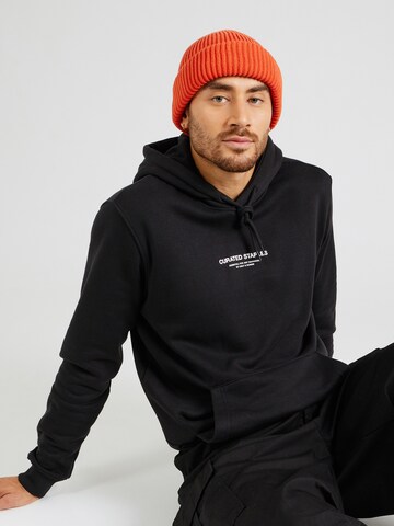 Only & Sons - Sweatshirt 'ONSCurated' em preto: frente