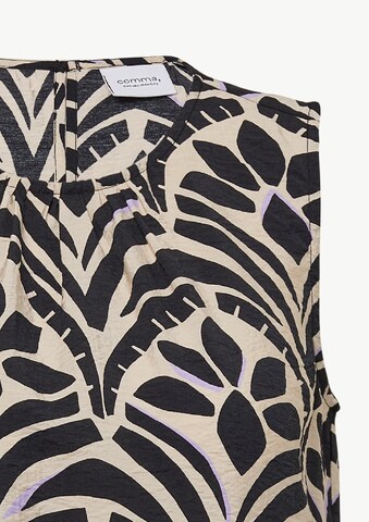 comma casual identity Blouse in Zwart