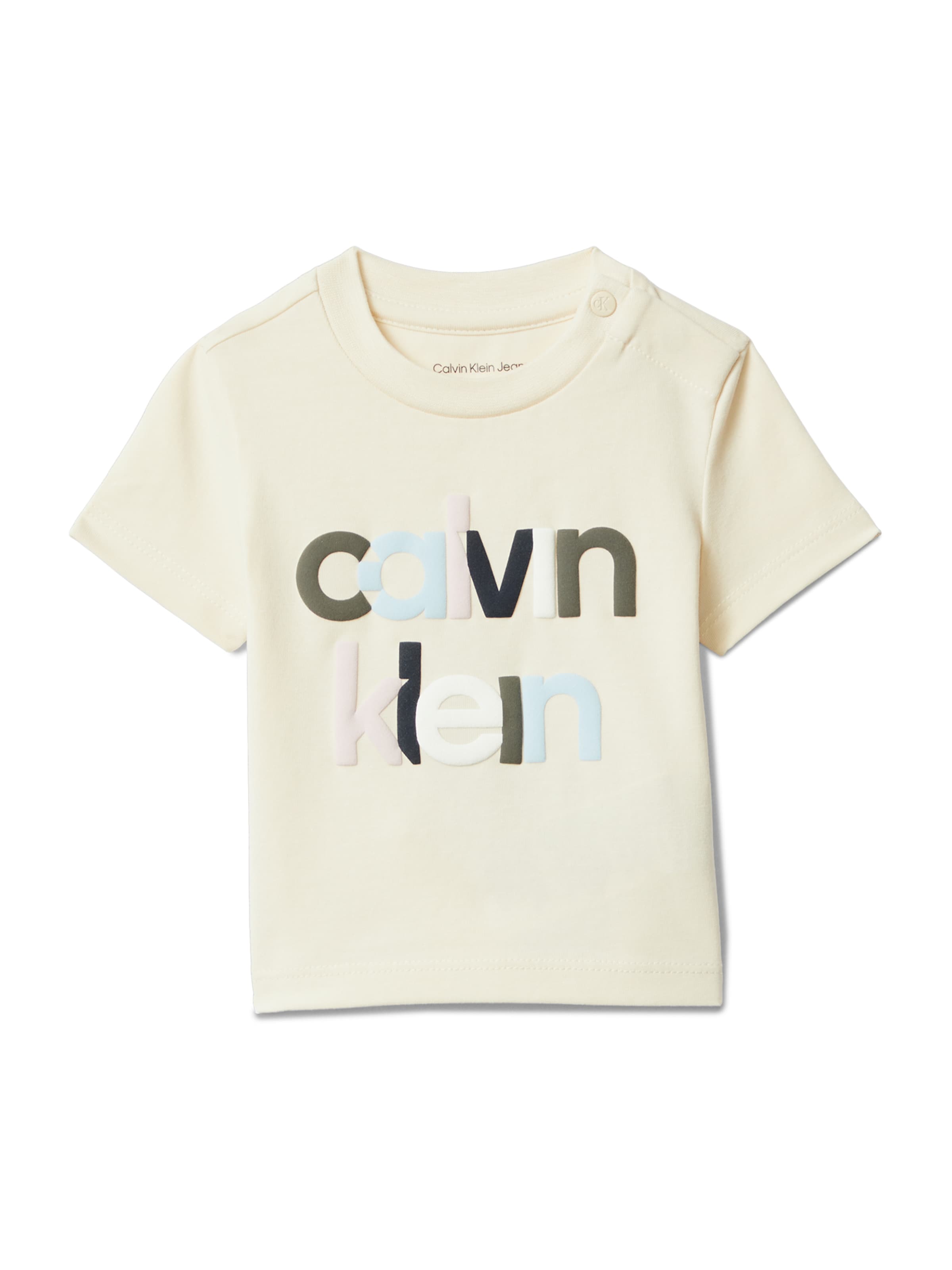 Calvin Klein Jeans Tričko – šedá: přední strana