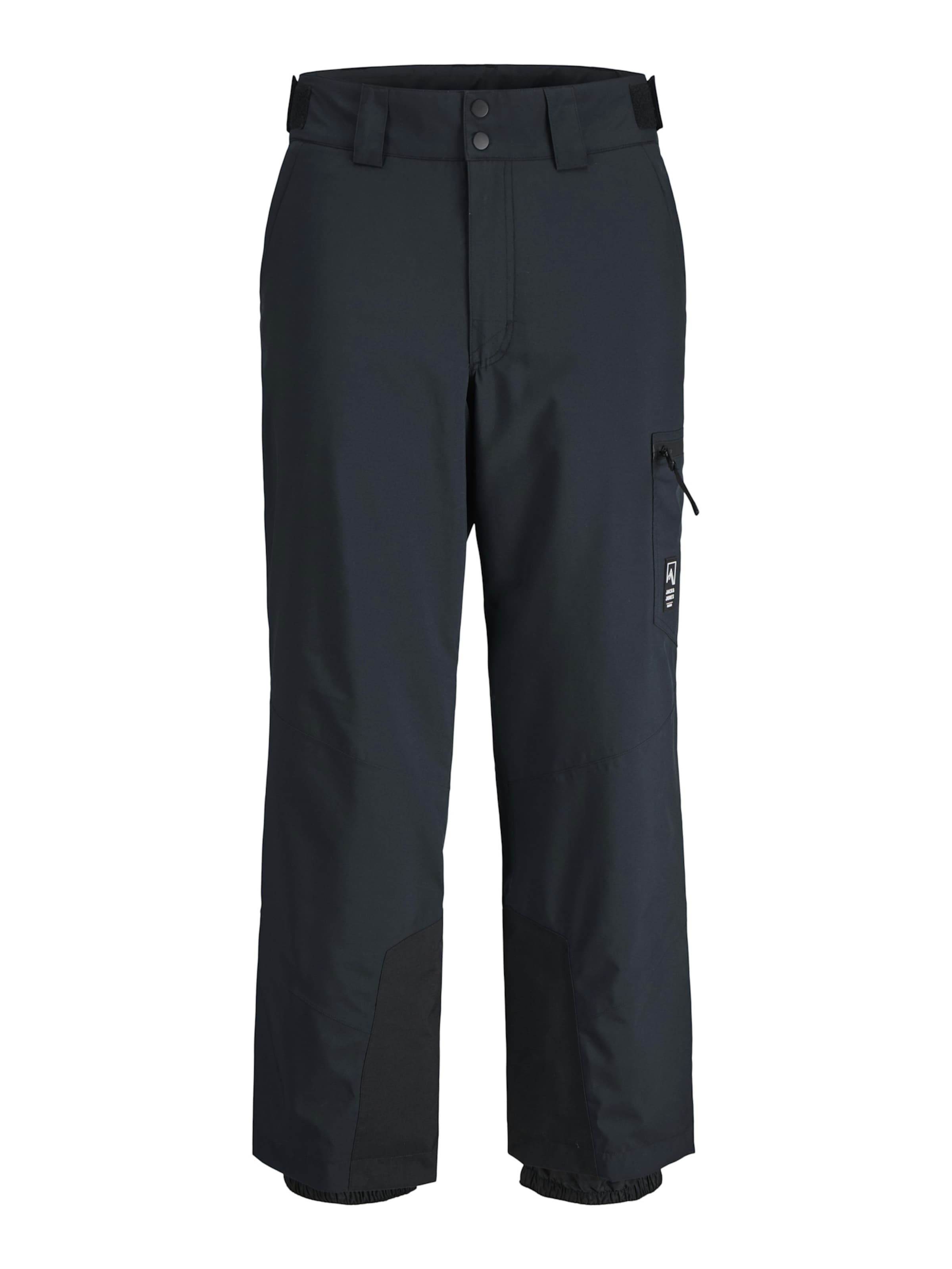 regular Pantaloni funzionali 'Alpes Ski' di Jack & Jones Junior in nero: frontale