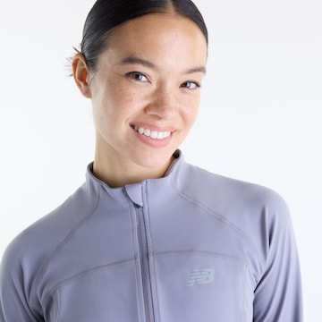 new balance 'NB Harmony Fitted Full Zip'. in Grau