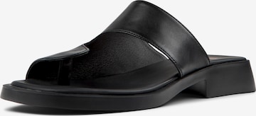 Zoccoletto 'Dana Twins' di CAMPER in nero: frontale