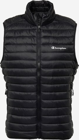 Champion Authentic Athletic Apparel Bodywarmer in Zwart: voorkant