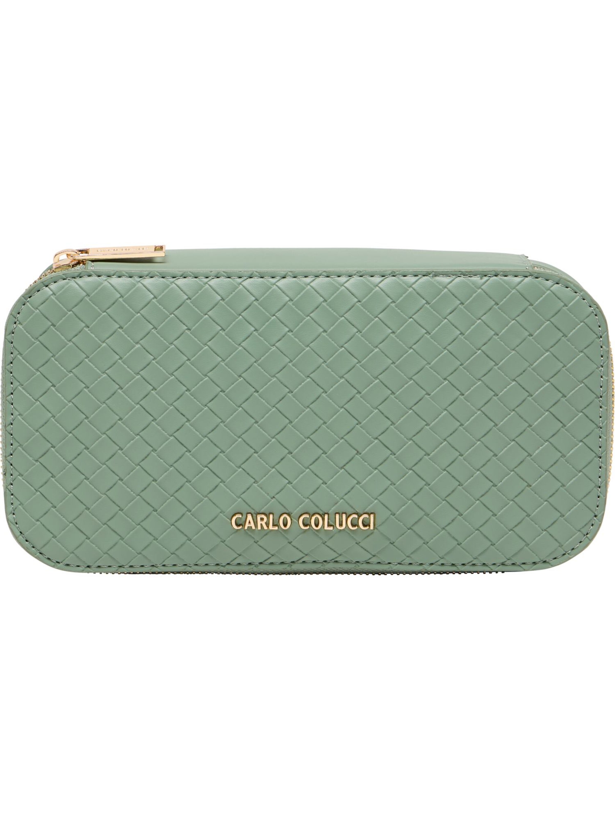 Trousses de toilette 'Domaschio' Carlo Colucci en vert : devant