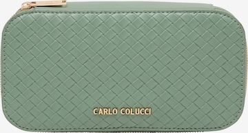 Trousses de toilette 'Domaschio' Carlo Colucci en vert : devant