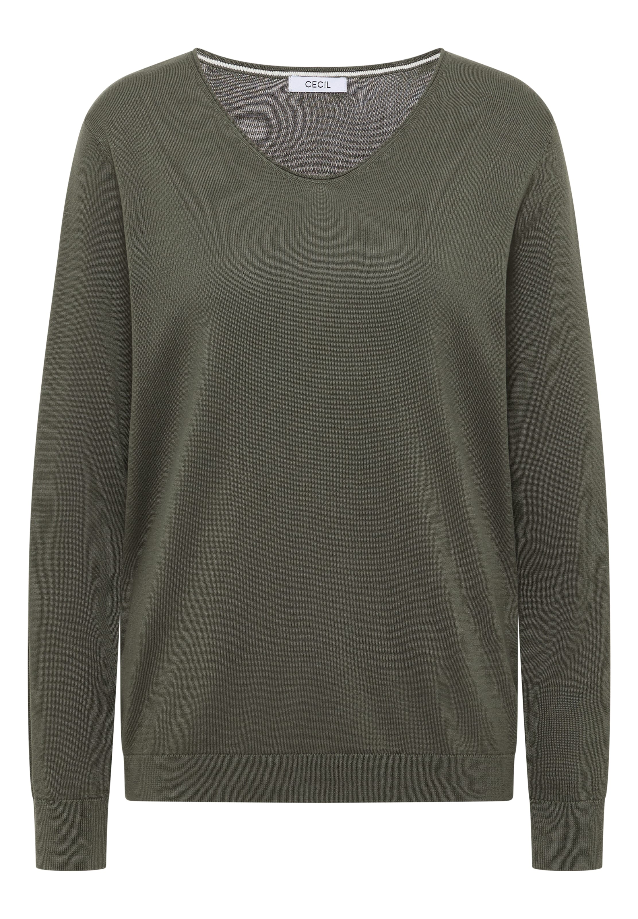 CECIL Pullover in Grün: Vorderseite