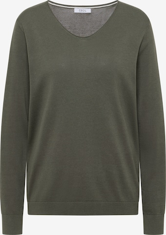 CECIL Sweater in Green: front