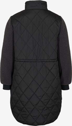 Zizzi Winterjacke 'Mkenya' in Schwarz