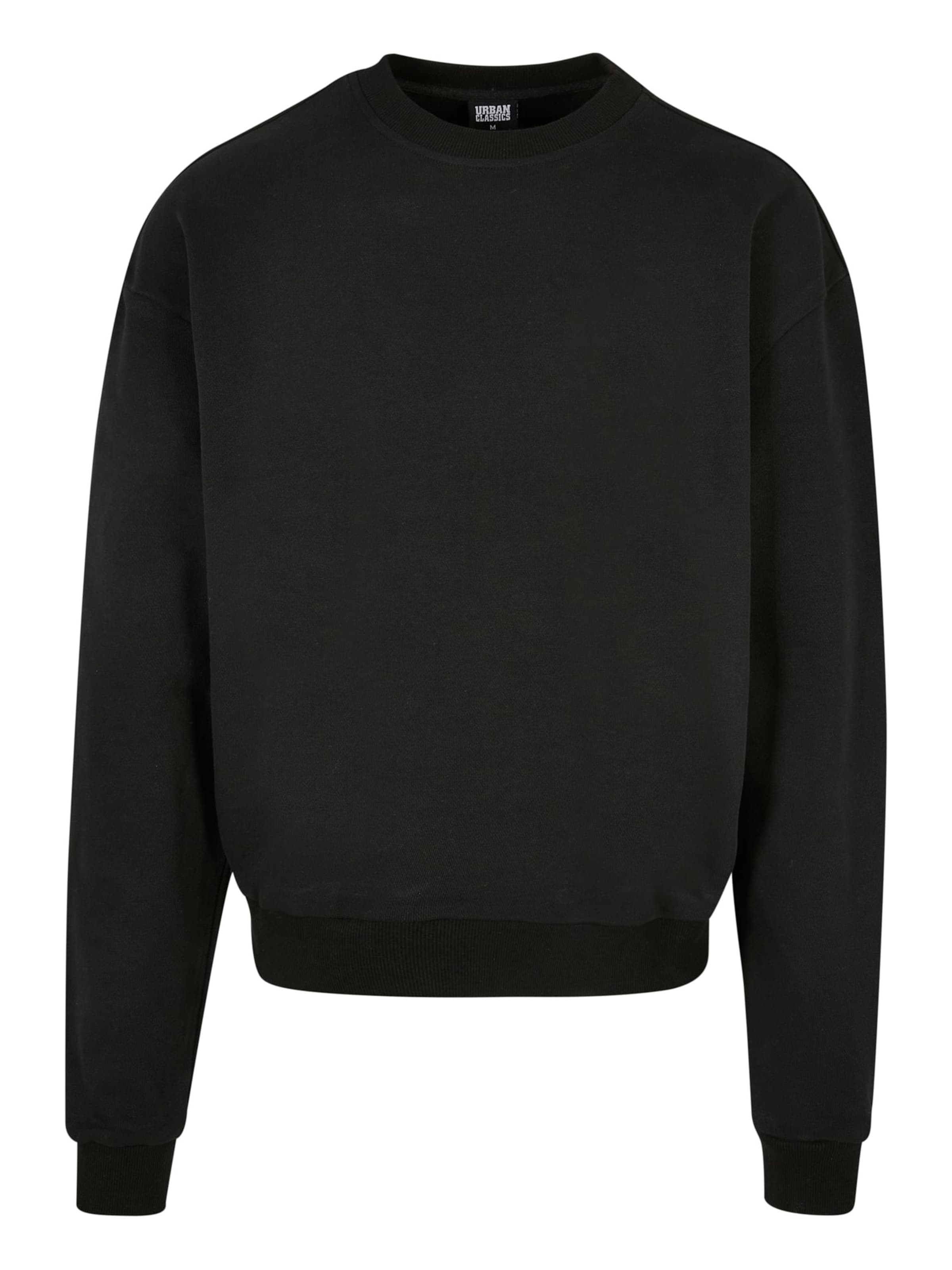 Urban Classics Sweatshirt in Black: front