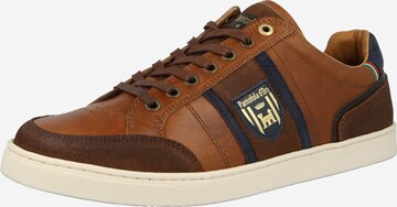 PANTOFOLA D'ORO Låg sneaker 'VAZZANO' i brun: framsida