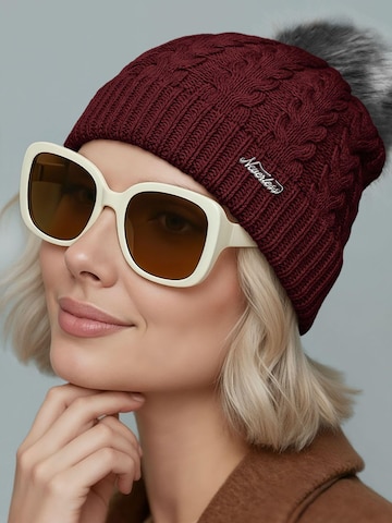 Neverless Mütze '1975' in Rot