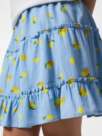 PIECES Nederdel 'PCEmma' i blå