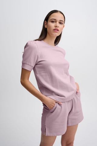 ICHI Sweatshirt 'Yarla' in Roze: voorkant