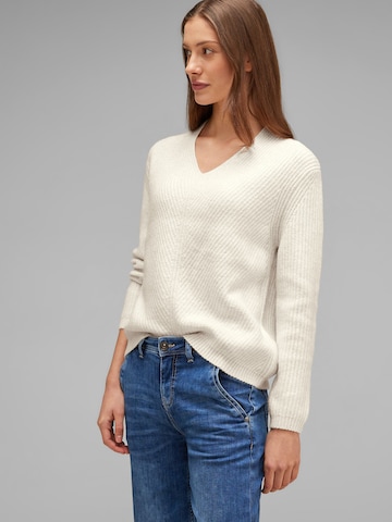 Pull-over STREET ONE en beige : devant