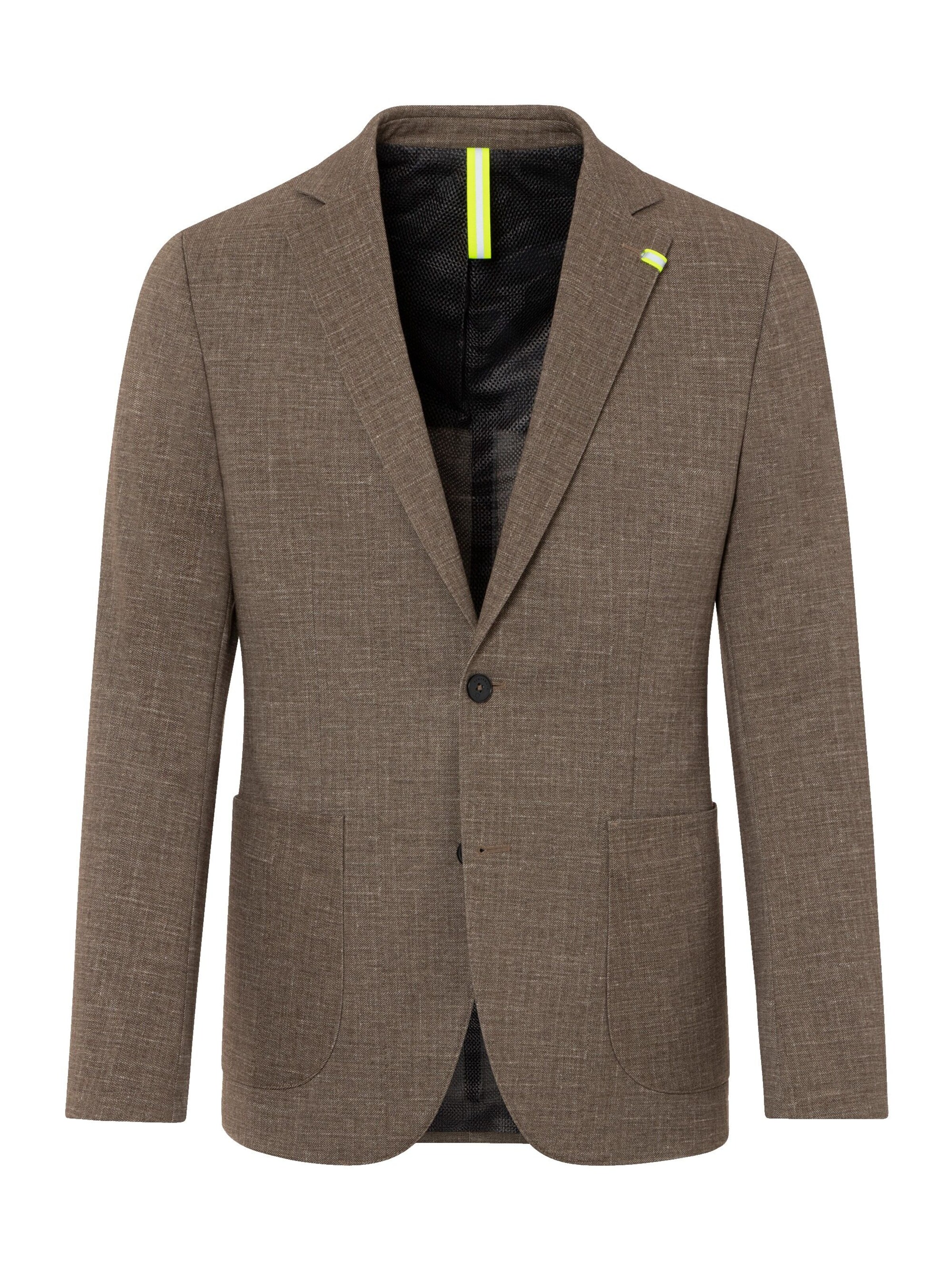 BENVENUTO Slim Fit Sneaker-Jacket in Slim Fit in Braun: Vorderseite