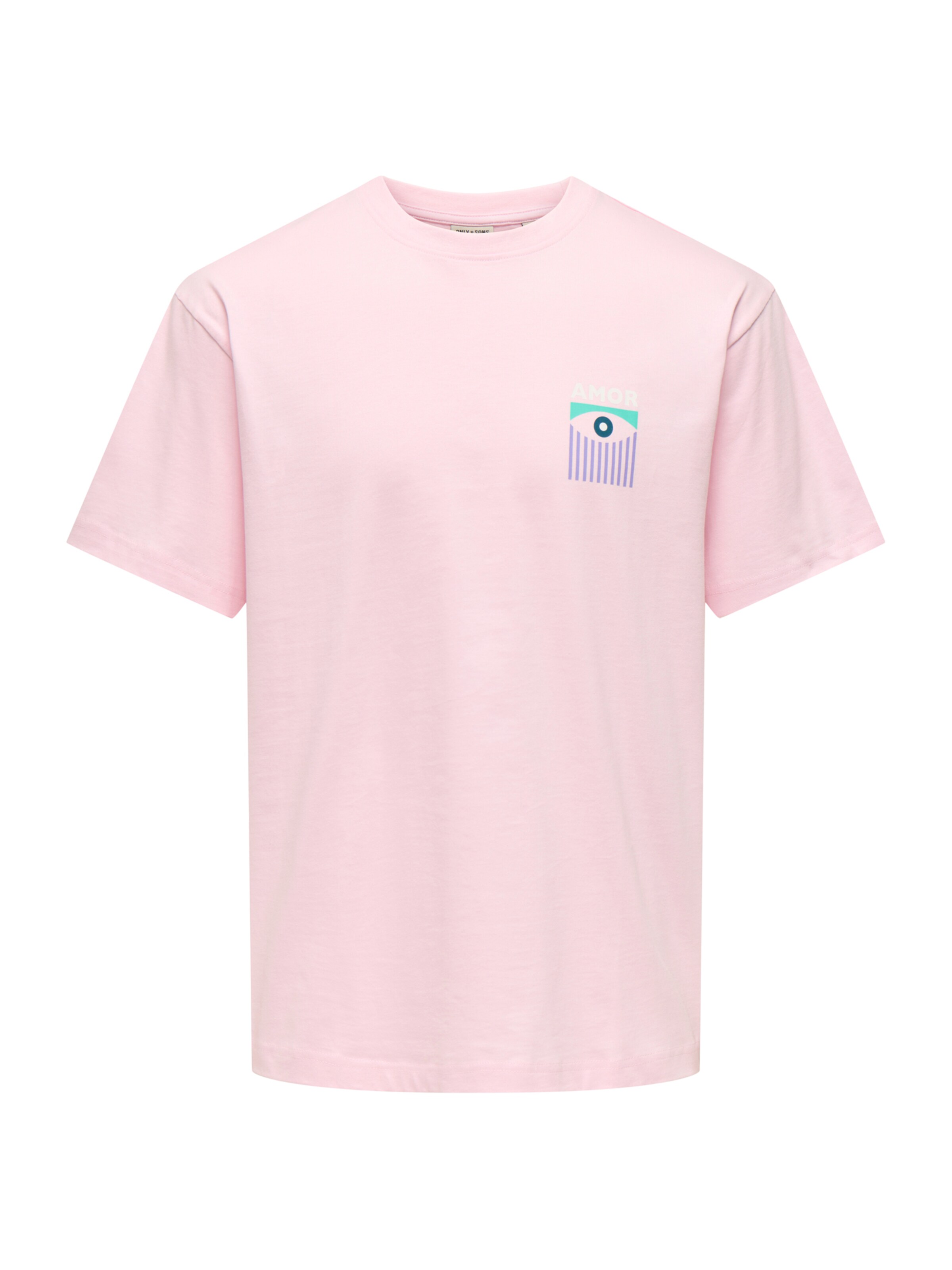Only & Sons Shirt 'ONSFRED' in Pink: front