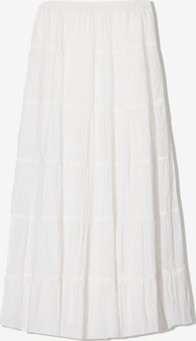 Gonna di Bershka in bianco: frontale