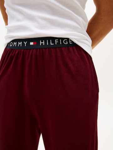 TOMMY HILFIGER Pyjamabroek in Rood