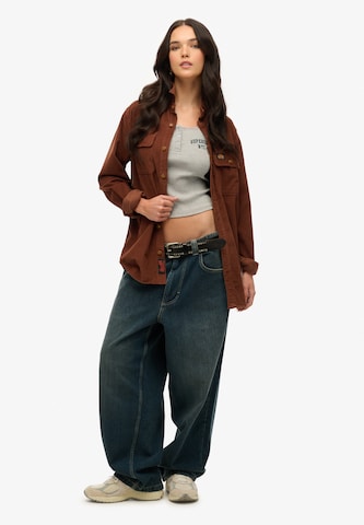 Superdry Tussenjas in Bruin