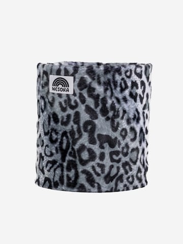WESORA GmbH Tube Scarf 'Premium Kunstfell Neckwarmer' in Grey: front