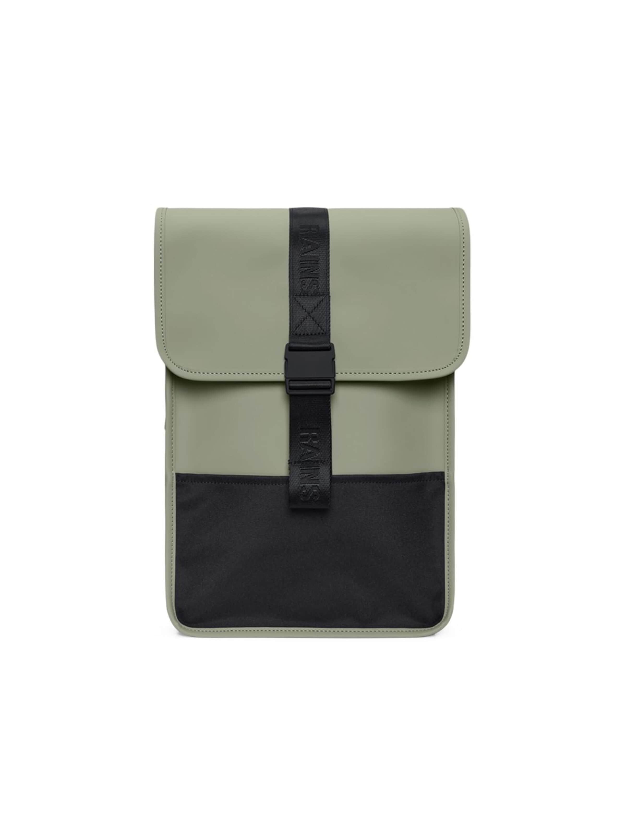 RAINS - Mochila en verde: frente