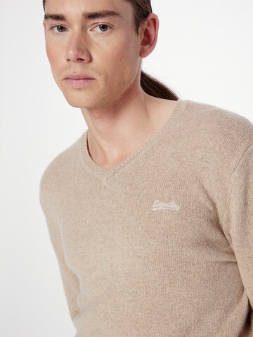 Superdry Pullover 'Essential' i beige