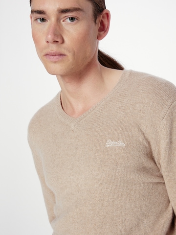 Pullover 'Essential' di Superdry in beige