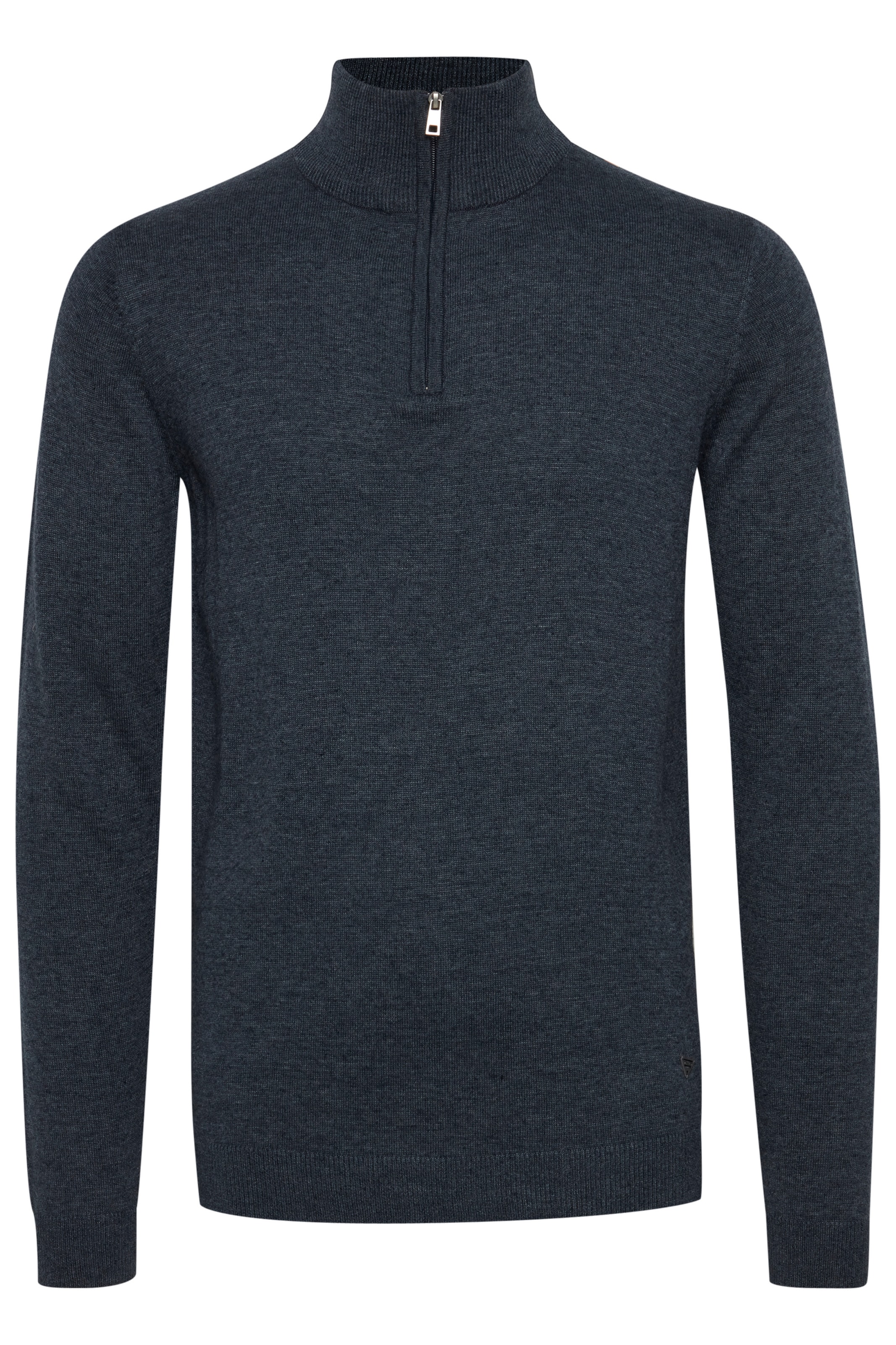 11 Project Pullover 'Ingfried' in Blau: Vorderseite