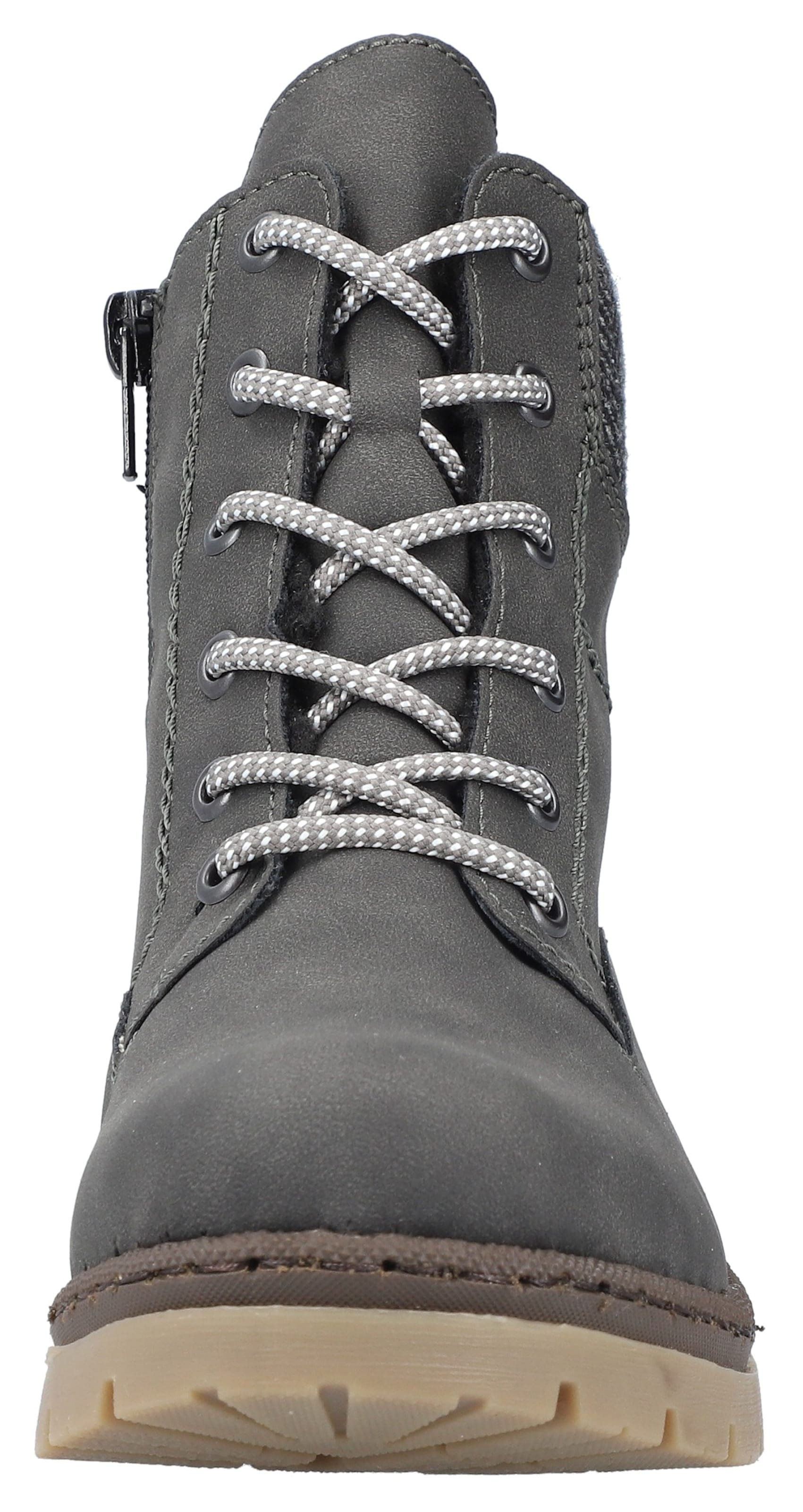 Rieker Schnürstiefelette in Grau