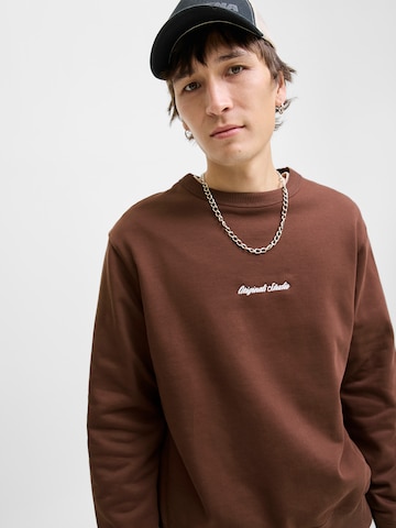 JACK & JONES Μπλούζα φούτερ 'JORNORREBRO' σε καφέ
