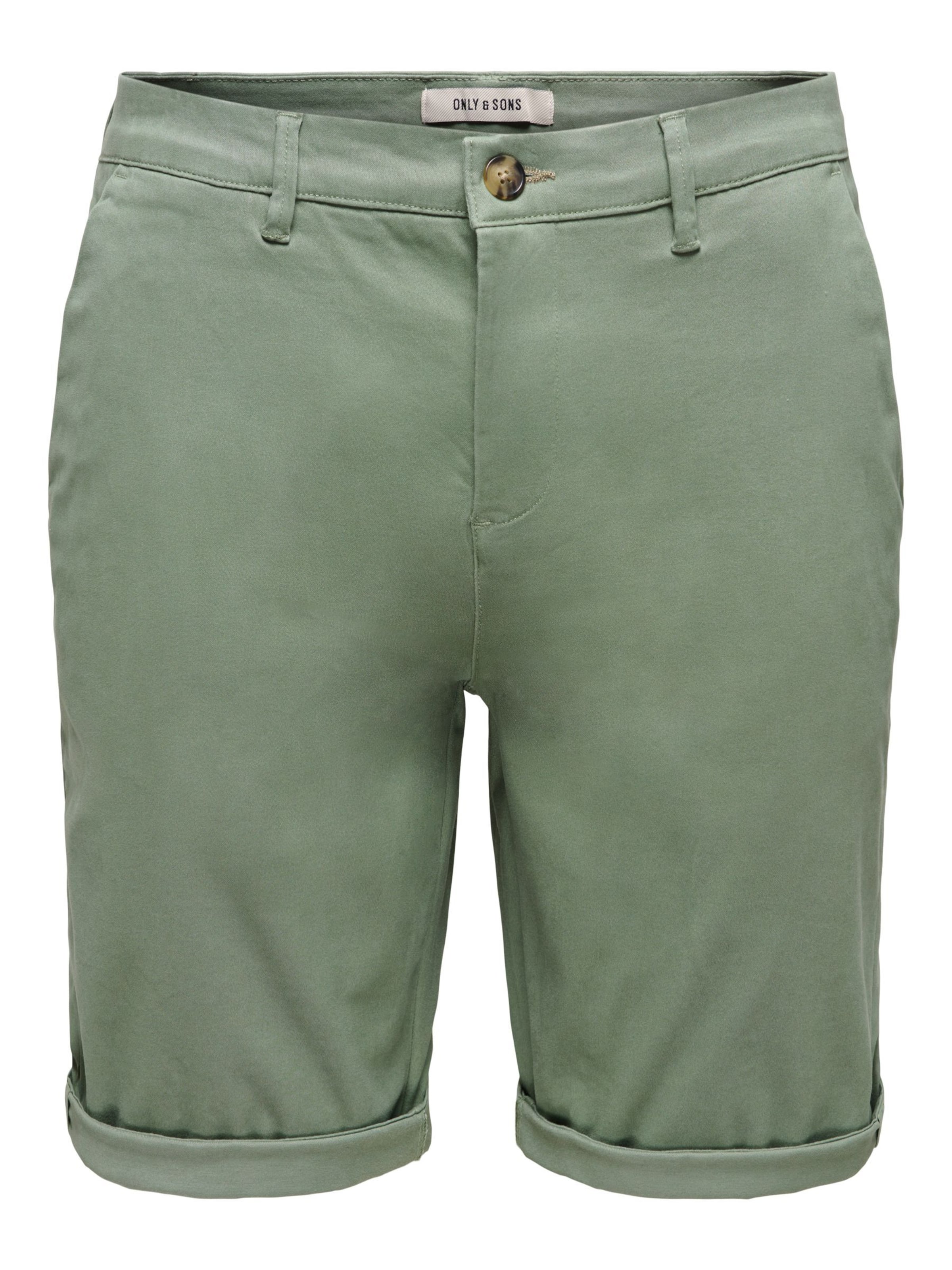 Only & Sons Pants 'ONSSAUL ' in Green: front