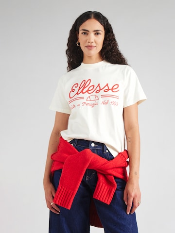 balts ELLESSE T-Krekls 'L'Anse': no priekšpuses