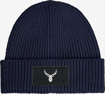Neverless Beanie 'Hirschgeweih' in Blue: front