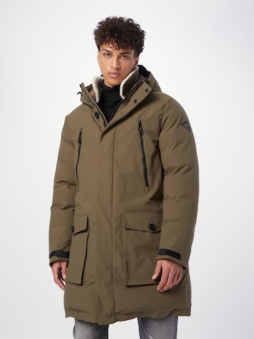 Manteau d’hiver REPLAY en vert : devant