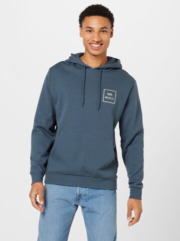 RVCA Sweatshirt in Blue: front