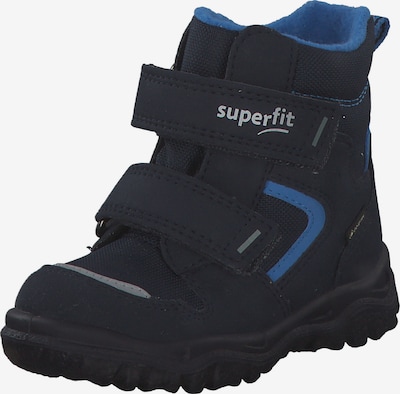 SUPERFIT Bottes de neige 'Husky' en bleu cobalt / bleu ciel / gris, Vue avec produit